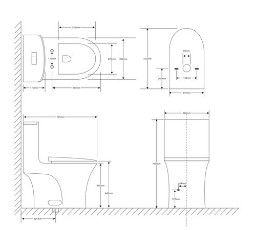 Smart Toilets T12